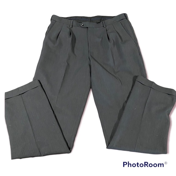Croft & Barrow Grey/Gray Dress Pants - Picture 2 of 9